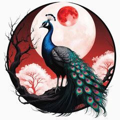 Peacock Vector Design