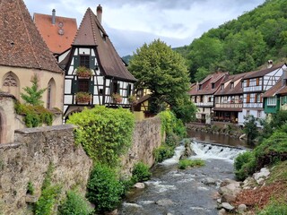 small village of Kaysersberg in the Alsace region, France