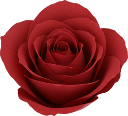 red rose with transparent background