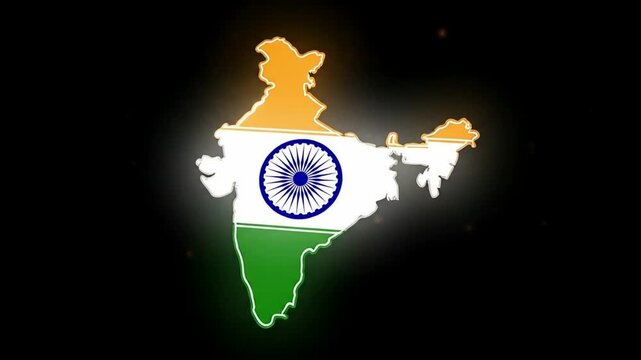 Happy Independence Day Glowing Pride: Neon India in Tricolor Radiance ricolor Glow on Brick: India&rsquo;s Pulse in Neon Art