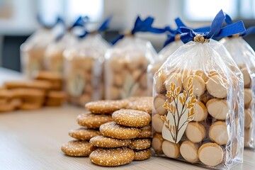 Festive Cookies Gift Bags