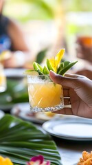 Hawaiian Luau Toast Celebration