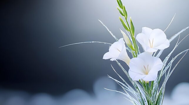 Gothic Gladiolus Flower Still Life