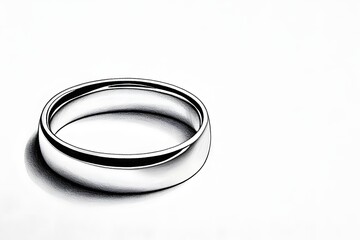 Minimalist Ring Pencil Sketch