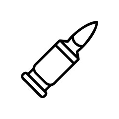 vector illustration of a bullate