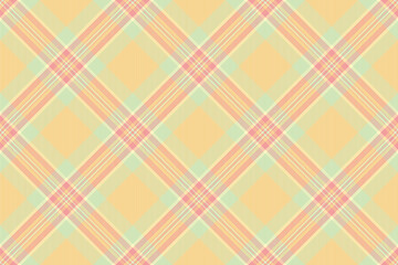 Pastel plaid pattern, seamless texture. Soft, delicate colors create a calming and cheerful mood. Ideal for textile design, wallpaper, or website backgrounds.