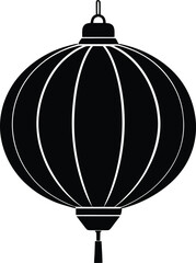 vector illustration of an old lamp