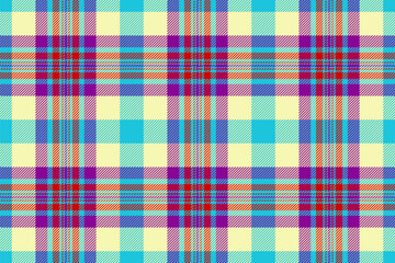 Vibrant pastel plaid pattern.  Perfect for textile design, website backgrounds, or fashion projects. This cheerful, repeating texture evokes feelings of joy and energy.