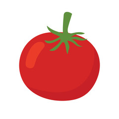 tomato isolated on white background. vegetable product.