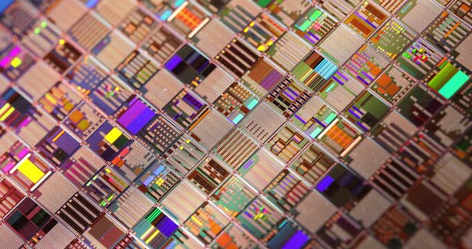 Silicon semiconductor wafer close-up. In electronics, a wafer also called a slice or substrate is a thin slice of semiconductor, a crystalline silicon, used for the fabrication of integrated circuits