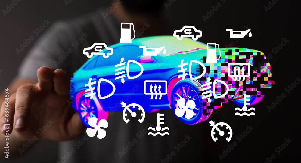 Poster understanding your car's dashboard warning lights is crucial for safety. learn the meaning of each s
