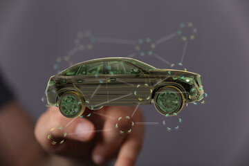 Explore the future of driving with advanced digital car technology.  Innovation in automotive.