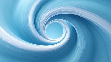 A swirling blue abstract design with smooth gradients, creating a sense of movement and depth.