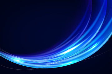 Abstract glowing line texture on dark blue background