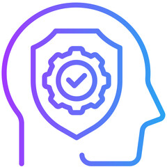 Belief icon for coaching, business, website, application, printing, document, poster design, etc