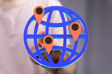 Illustrates global reach and connectivity, ideal for networking, logistics, or global business...