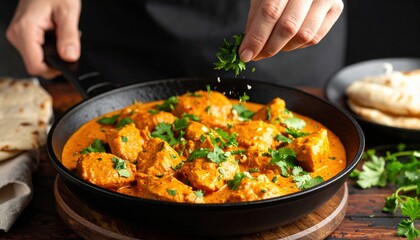 Chicken Tikka Masala Being Prepared
