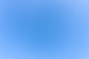Low angle view and full frame of beautiful light blue sky without clouds in the afternoon on sunny...
