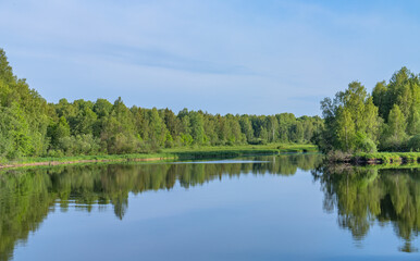 Landscape with a lake