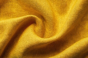 Textured yellow fabric backdrop perfect for warm interior decor and stylish fashion layouts
