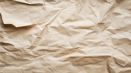 Texture of Crumpled Brown Paper for Background or Design Use