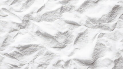 Crumpled White Paper Texture Background for Creative Designs
