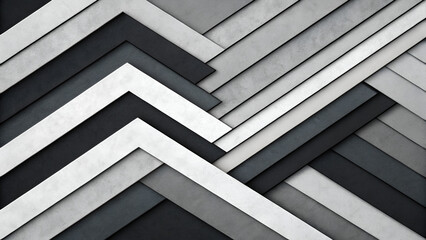 Layered rectangles in black white and grey tones