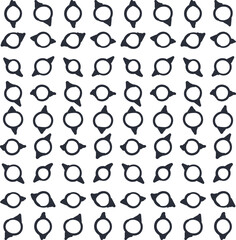 The texture consists of circles with short protruding ends.