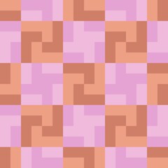 Geometric vector modern tessellation seamless pattern. Perfect for textile, pillow print, fabrics and wallpaper.