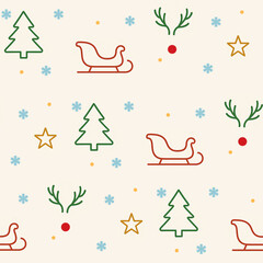 seamless christmas pattern