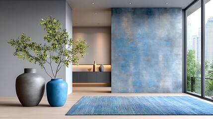 Elegant Minimalist Art Gallery in Luxurious Modern Setting