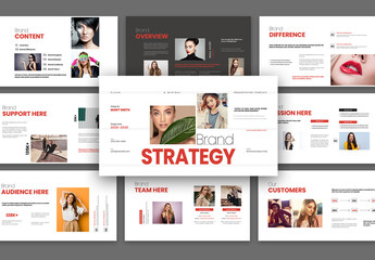 Brand Strategy Presentation Template Layout