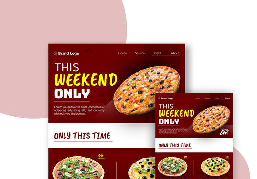Food Email Newsletter Layout