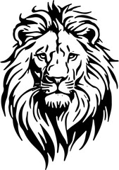 lion head vector