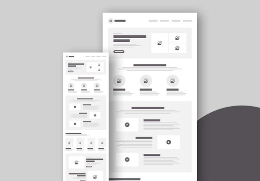 Wireframe Template Layout