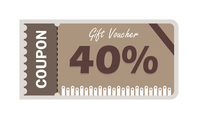 40% Off Gift Voucher Coupon