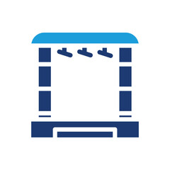 stage colored icon vector design good for web or mobile app