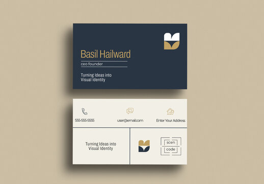Business Card Layout