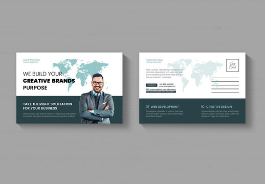 Corporate Business Postcard Template