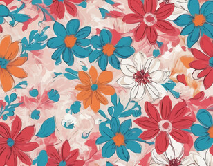 Beautiful Colorful textile design Vector, eye catching design 