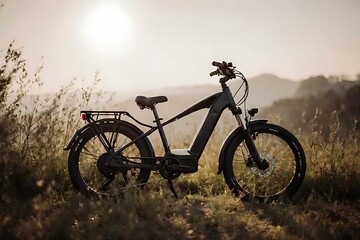 bicycle on the field