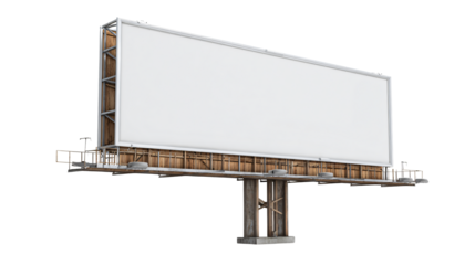 Advertise your brand on this huge blank billboard mockup
