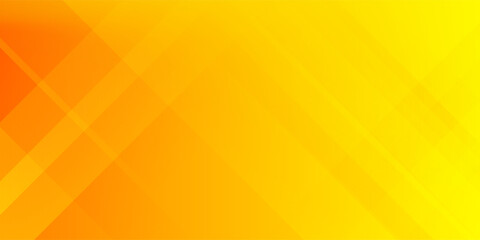Modern and colorful abstract banner background in dynamic yellow with sleek geometric lines and transparent layers.