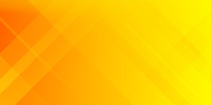 Modern and colorful abstract banner background in dynamic yellow with sleek geometric lines and transparent layers.