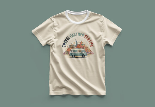 Travel T Shirt Design Template for Adventure Lover