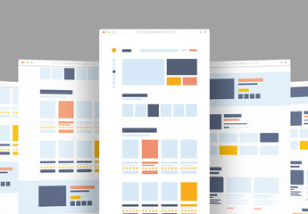 Ecommerce Landing WireFrame