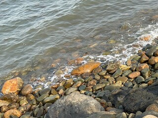 stones on the beach