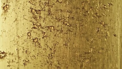 Dynamic Golden Distressed Wood Texture Background with Peeling Paint and Grain Motion - Powered by Adobe