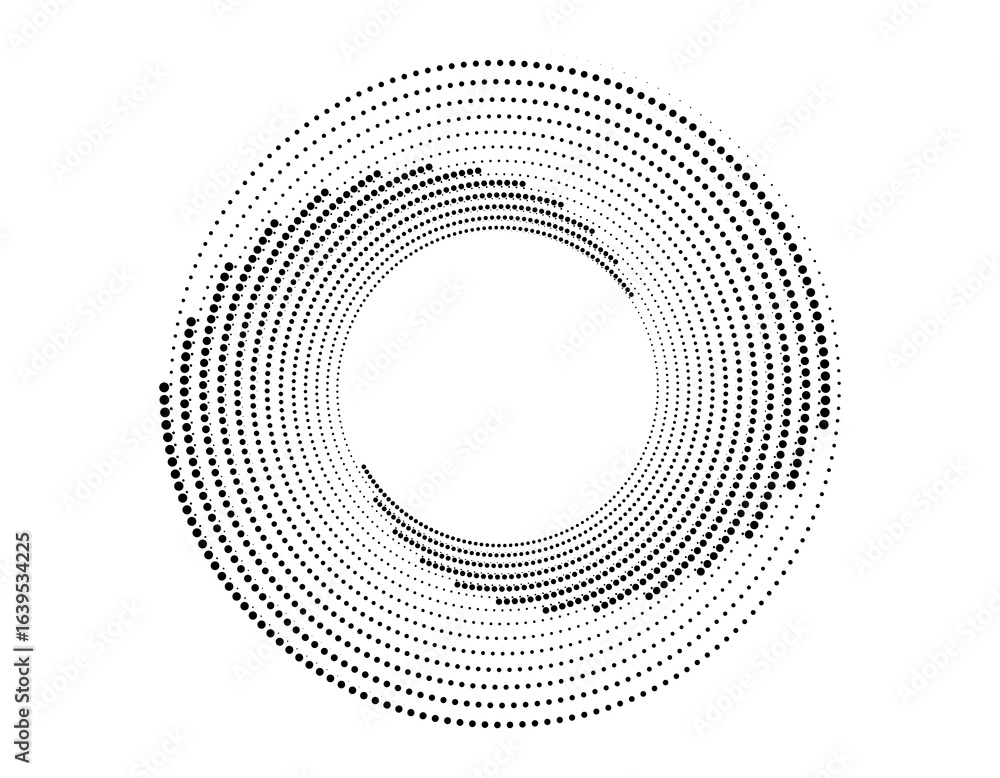 Poster design elements. wave of many purple lines circle ring. abstract vertical wavy stripes on white back