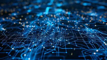 A vibrant fusion of technology, science, and design, featuring digital patterns, abstract shapes, and futuristic concepts. Dynamic waves, geometric grids, and colorful fractals